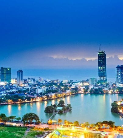 Skyline of Colombo, Sri Lanka
