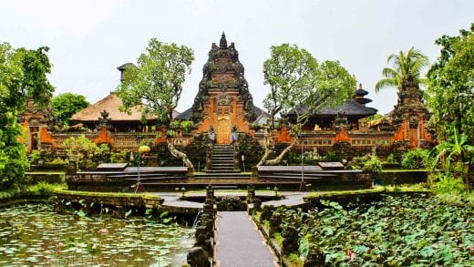 Temple at Ubud, Indonesia